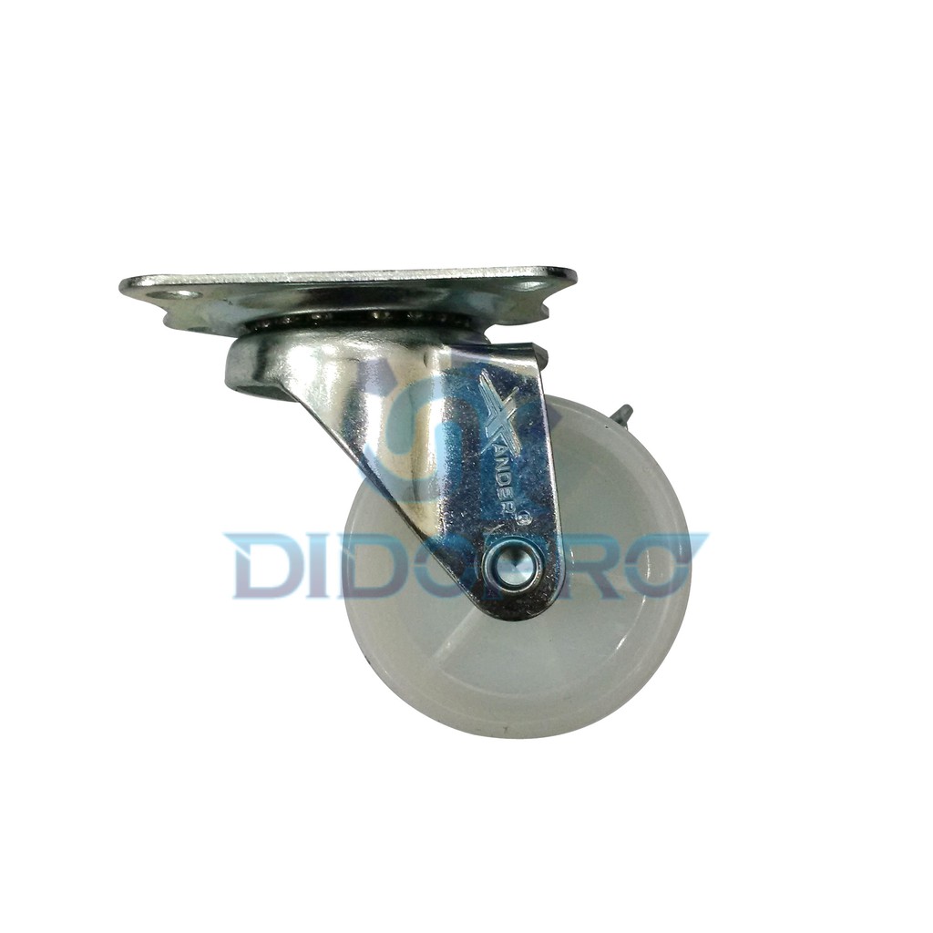 Roda Etalase 2&quot; HIDUP + REM / Roda Trolley / Roda Nylon / Roda Gerobak