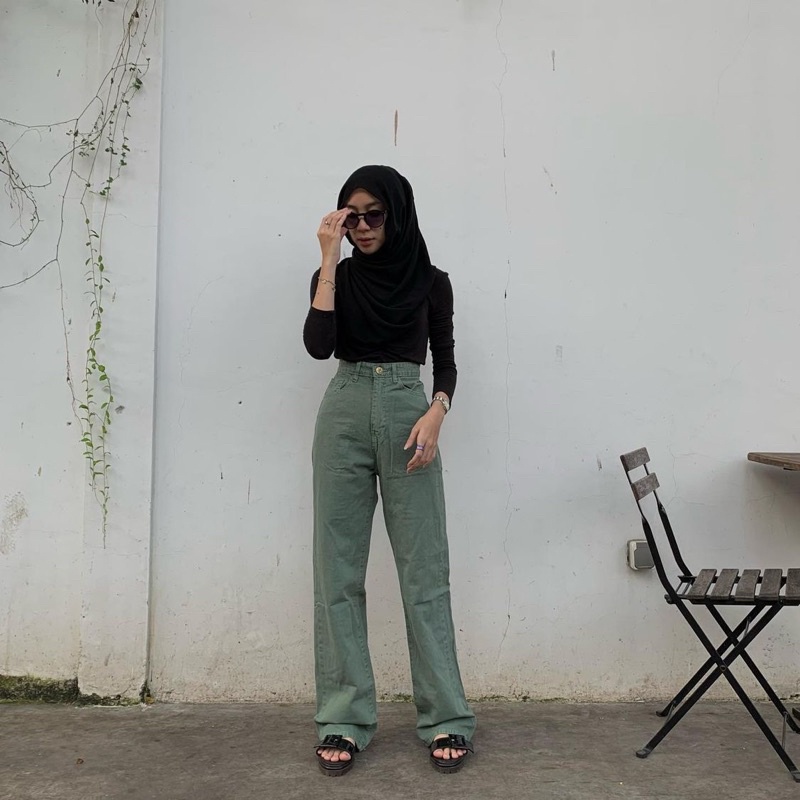 MATCHA LOOSE JEANS 227