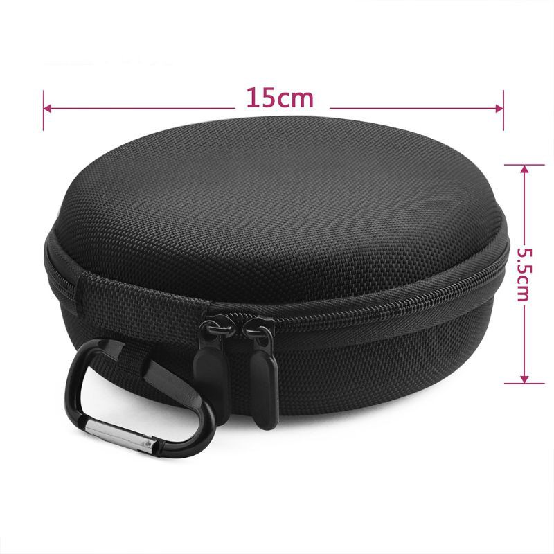 btsg Black Nylon Storage Bag Carrying Box Case for Google Home Mini for B&amp;O BeoPlay A1 Bluetooth Speaker Protector Portable Pouch