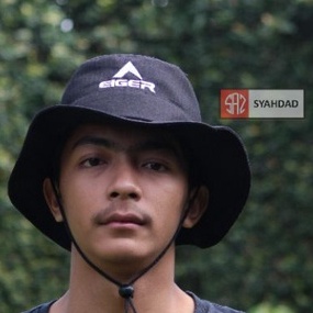 Topi rimba arei pria wanita outdoor topi gunung hiking tali distro