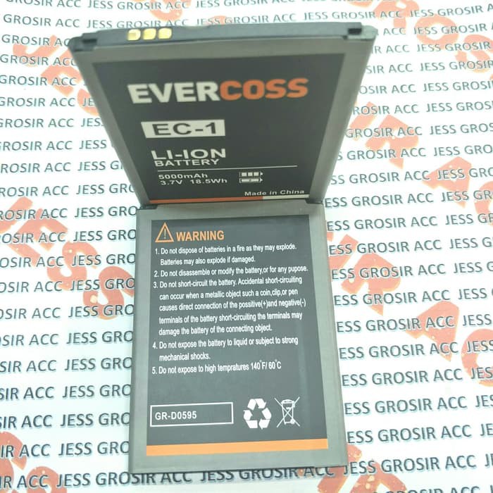 Baterai Battery Original Double Power Evercoss Cross A26B , EC-1 , EC1