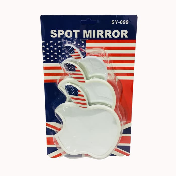 KACA SPION / SPOT MIRROR SY099 3 PCS KACA MODEL APEL UNIVERSAL