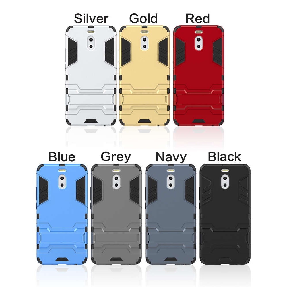 PROMO CUCI GUDANG Case KICKSTAND (SILVER) Robot Armor HARDCASE -ALL TYPE