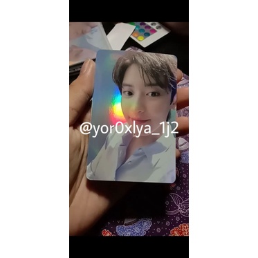 Photocard Chanyeol EXO X Nacific Hologram Holo Blue Photocard Version