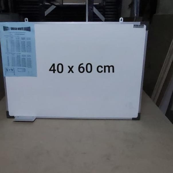

☉ white board 40 x 60 cm gantung ♤