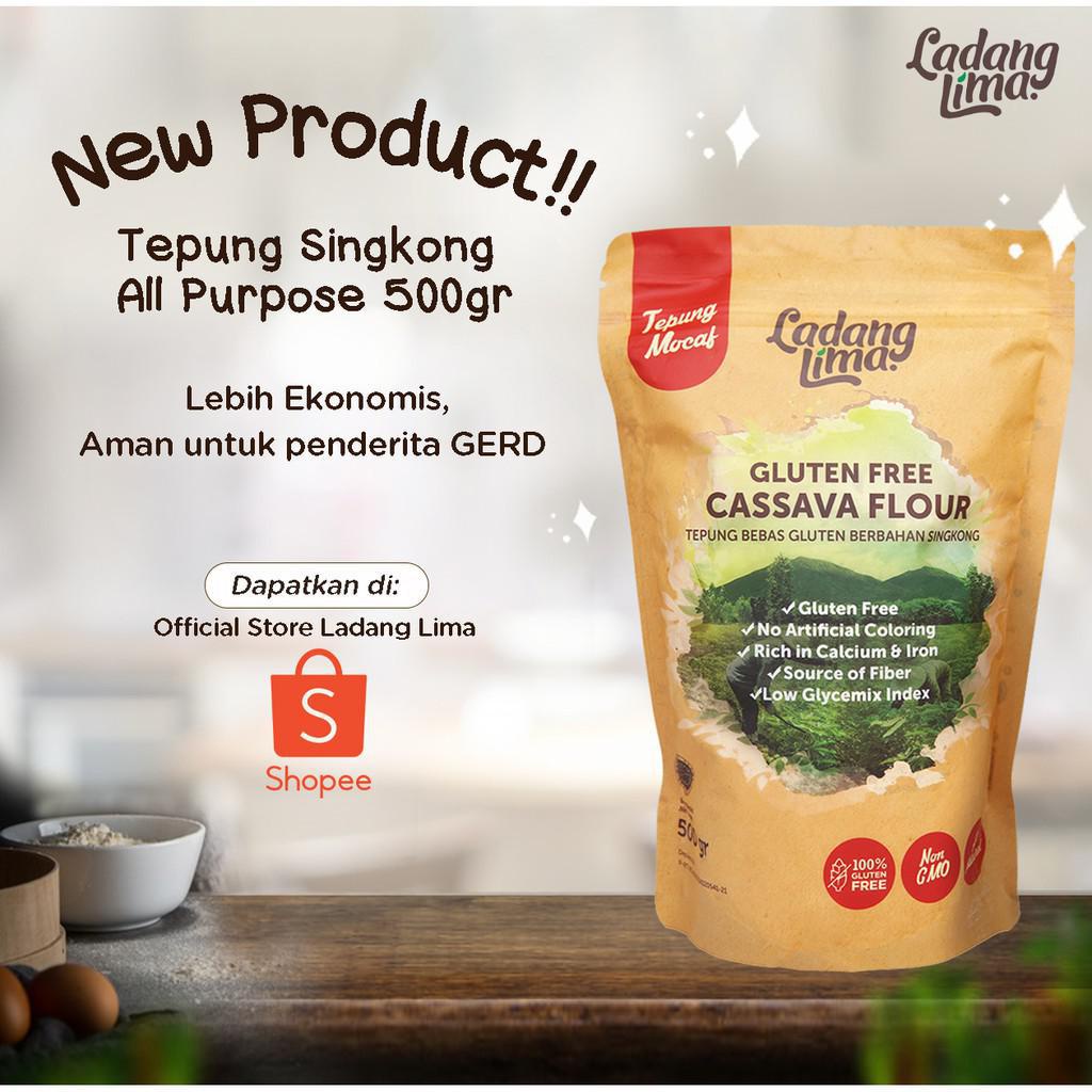 Ladang Lima Tepung Singkong Tepung Mocaf Cassava All Purpose Flour