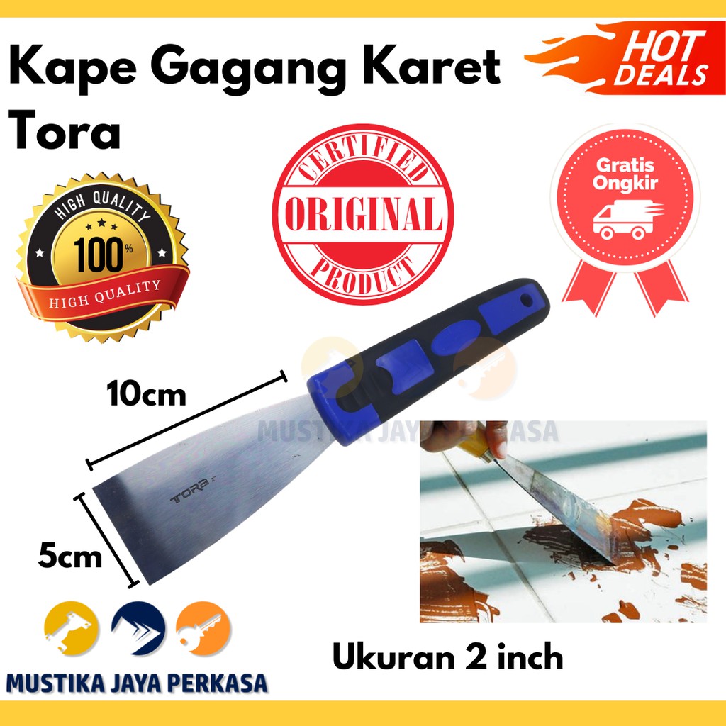 Kape Plastik Stamvick Perata Plaster Scrapper Dempul - 3 2 inch