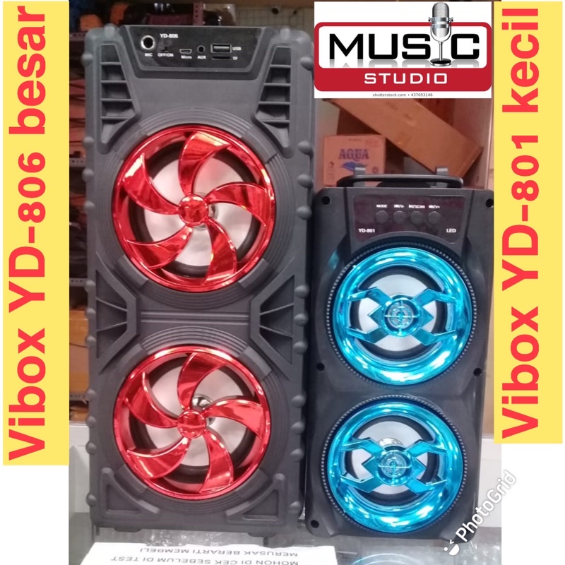 PROMO SPEAKER VIBOX YD806 BLUETOOTH NEW BONUS MIC KARAOKE SUARA AMAZING