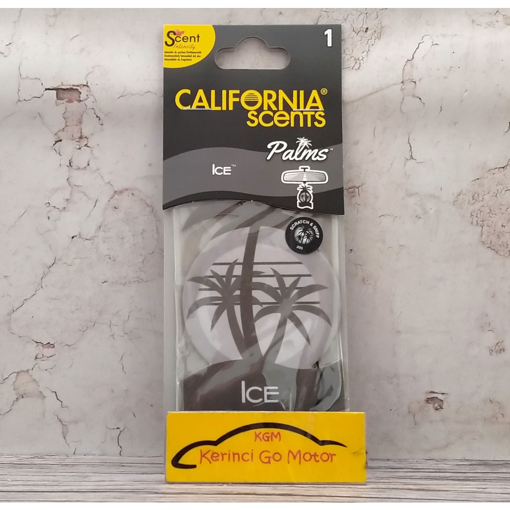 PEWANGI CALIFORNIA SCENTS PALMS PAPER ICE PARFUM MOBIL