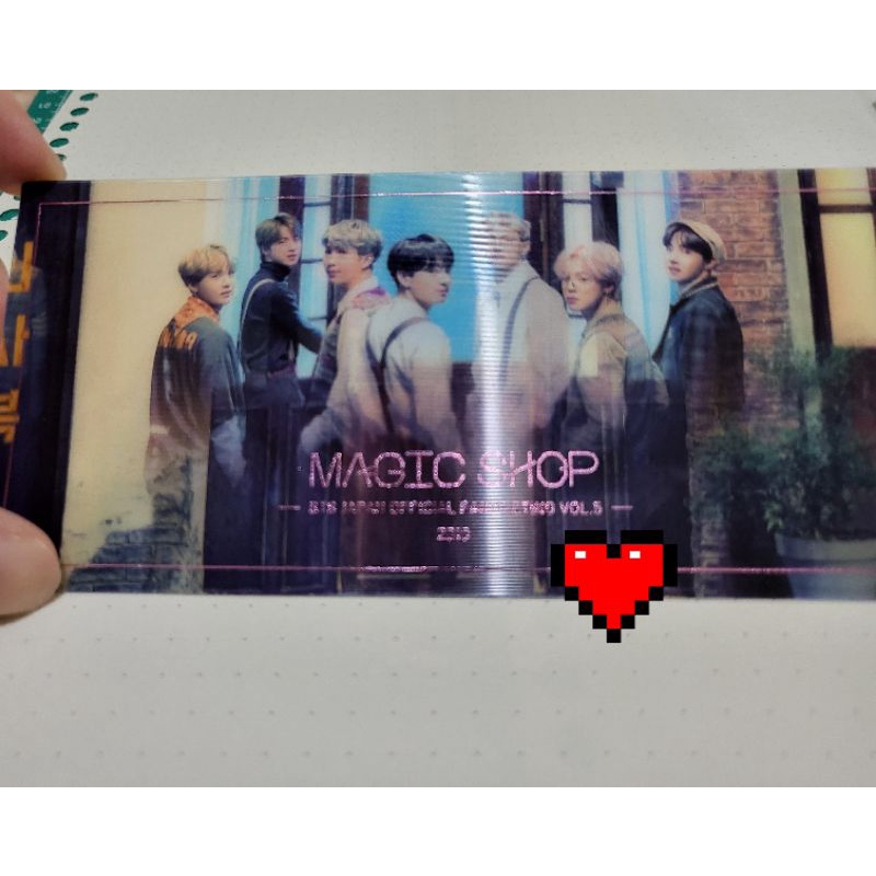 Magic Shop Lenti Ticket Card DVD 5th Muster