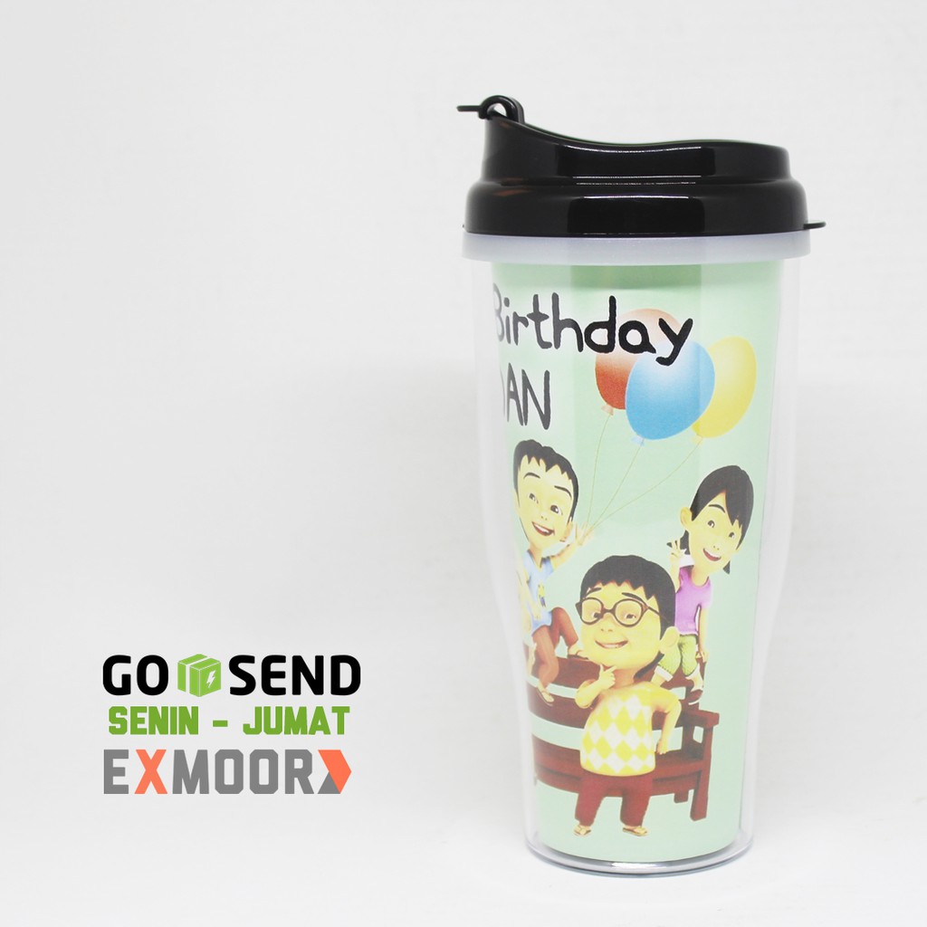 Exmoor Tumbler Upin Ipin untuk Kado Ulang Tahun Anak