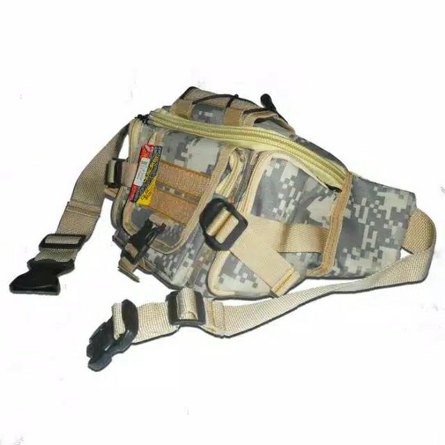 Waistbag Army Tactical / tas pinggang loreng