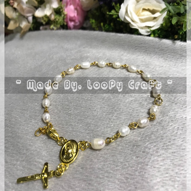 Gelang Rosario Mutiara Air Tawar