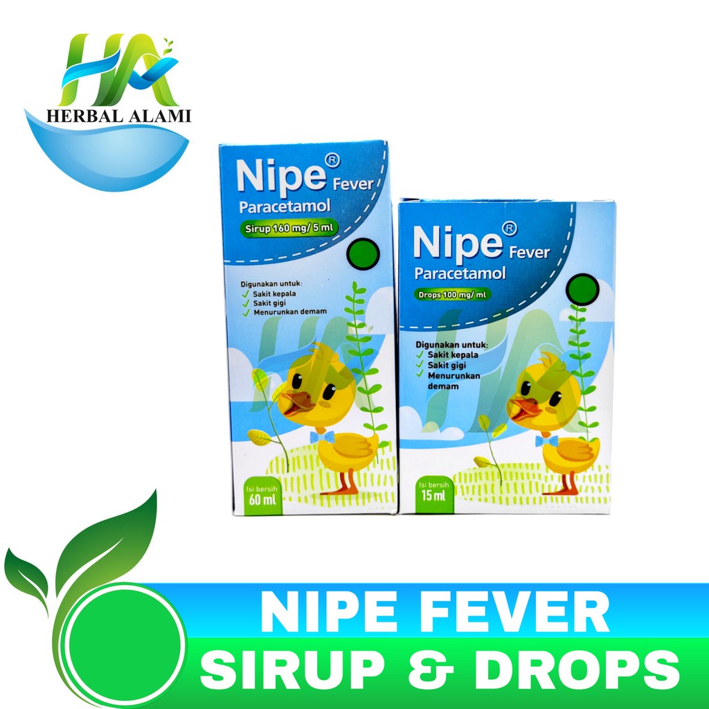 Nipe Fever Paracetamol - Obat Sakit Kepala Gigi Anak &amp; Dewasa