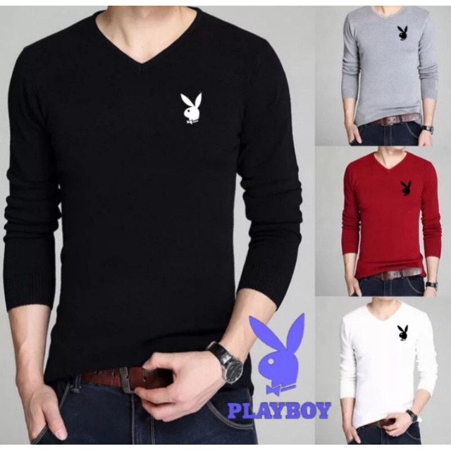 VNECK PRIA / VNECK POLOS / VNECK TERBARU / KAOS POLOS / VNECK PlaYbOy