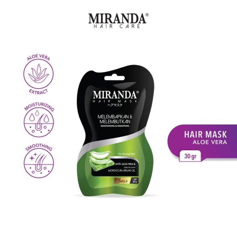 MIRANDA HAIR MASK / HAIR MASK MIRANDA SACHET / MASKER RAMBUT MIRANDA