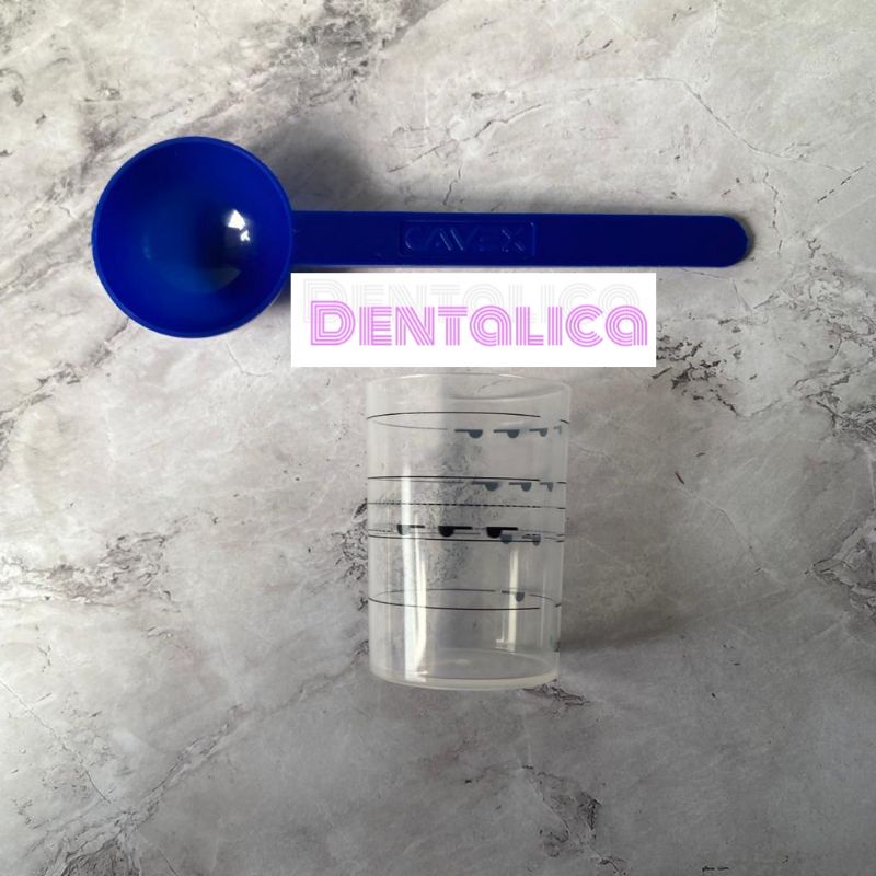 Set sendok takar gelas ukur cup alginat alginate cavex