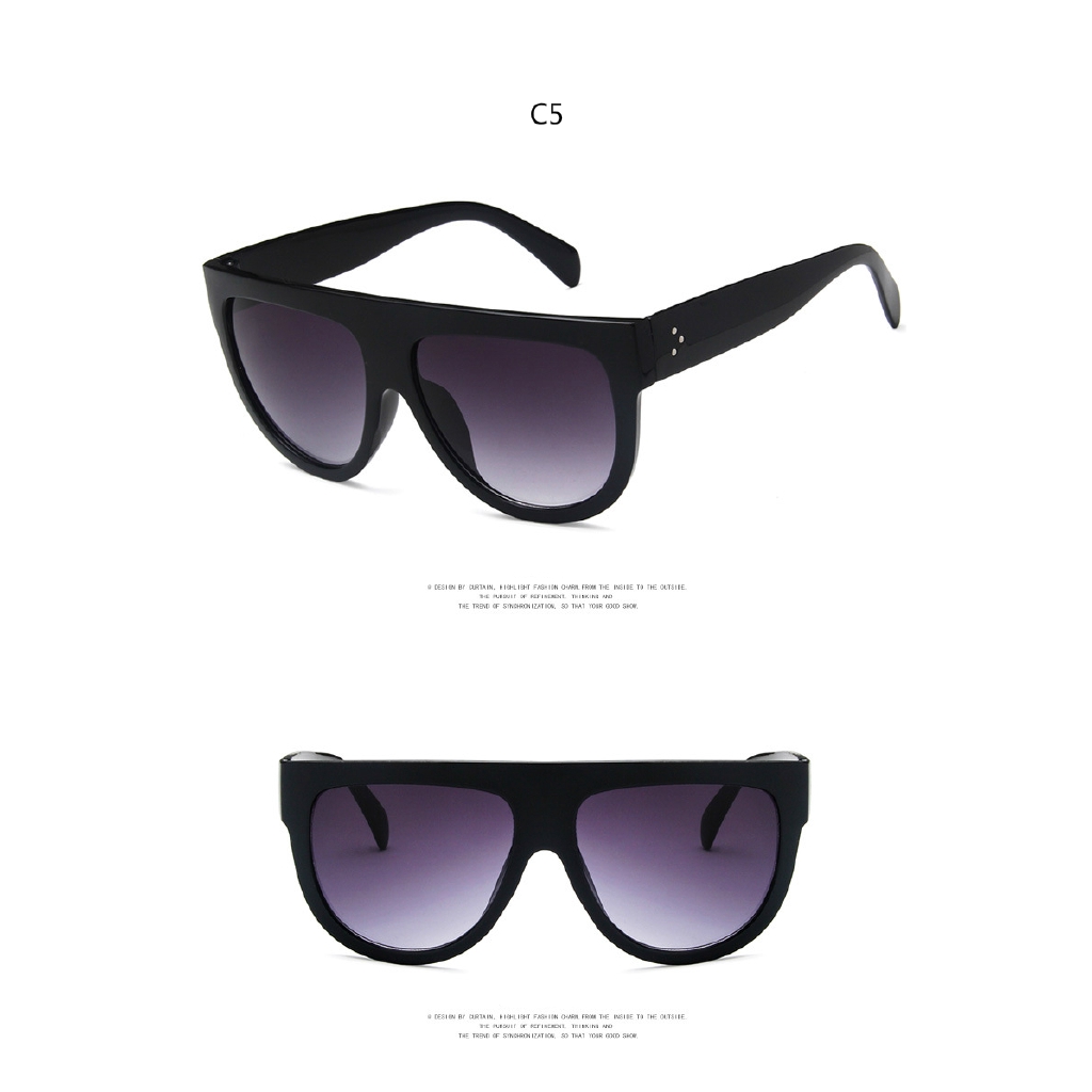 European and American large frame wild fashion trend men and women sunglasses