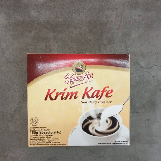 

Kapal api krim kafe 50 sachet