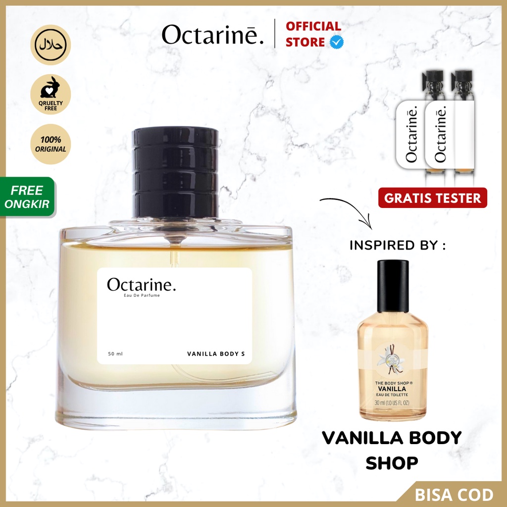 Octarine - Parfum Wanita Tahan Lama Aroma Vanilla Lembut Inspired By Vanilla Body S | Parfume Perfume Farfum Pria Wanita Minyak Wangi Cewek Cowok Murah Original