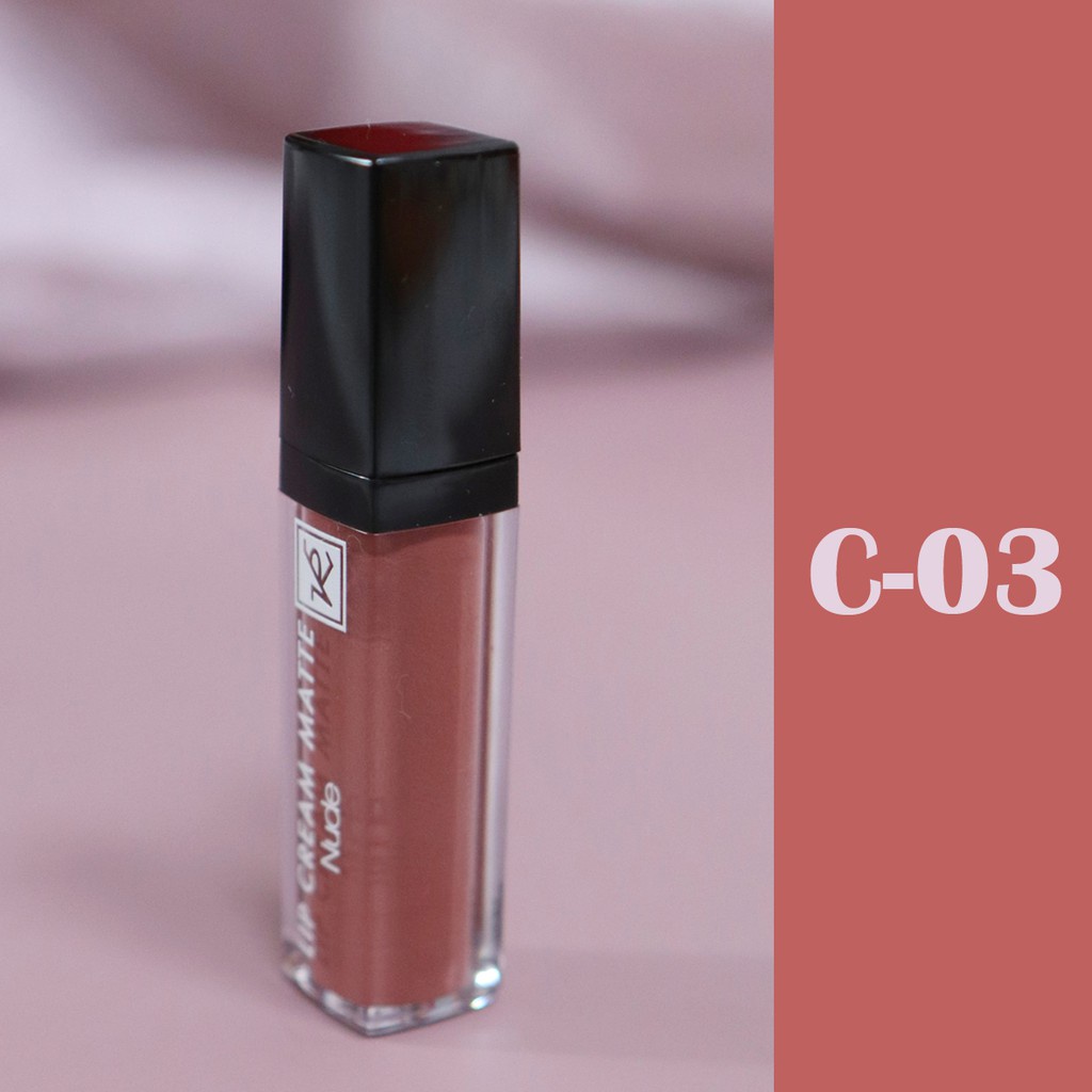 VR Lip Cream Nude / Lipstik Cair / Lip Cream