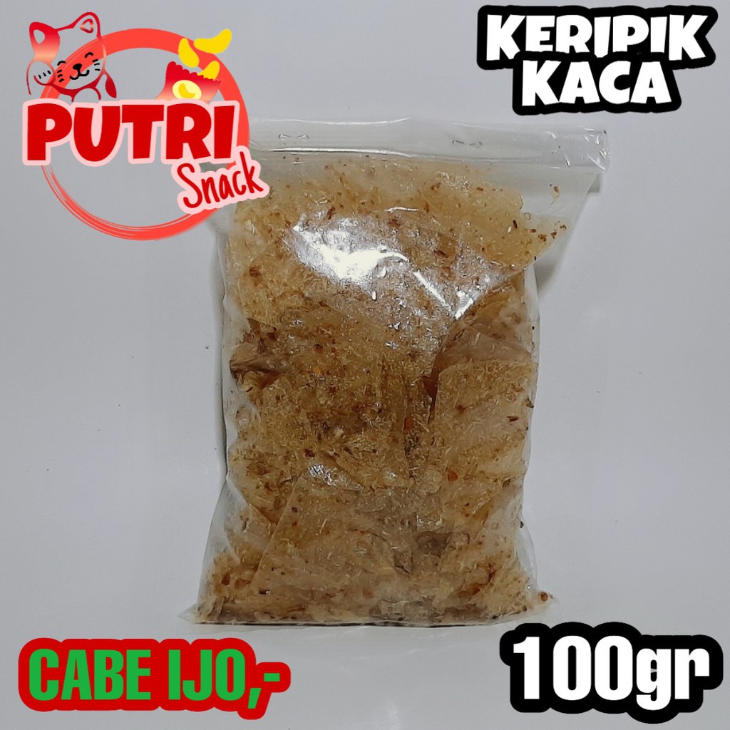 Keripik Kaca / Beledag / Kripca 100gr