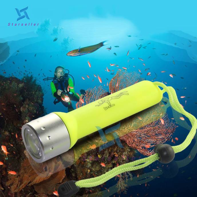 ST-05 SENTER SELAM TANGAN LED ANTI AIR / LIGHT DIVING FLASHLIGHT CREE W2 LED