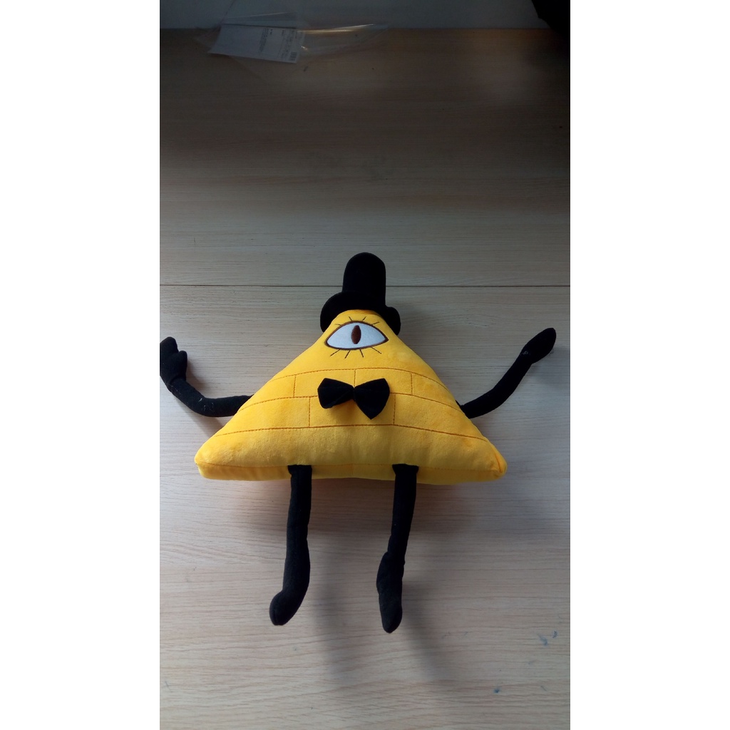 28cm Boneka Gravity Falls Bill Cipher Soft Plush Cartoon Toy Doll Collect Decor Gift Mainan