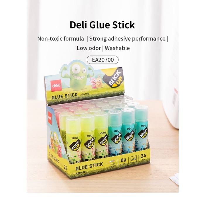 

Lem DELI 4 warna Glue Stick Up 8gr - EA20700