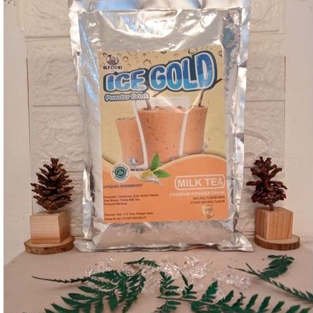 

Powder Drink Premium Ice Gold Mix Rasa Milk Tea 1 Kg