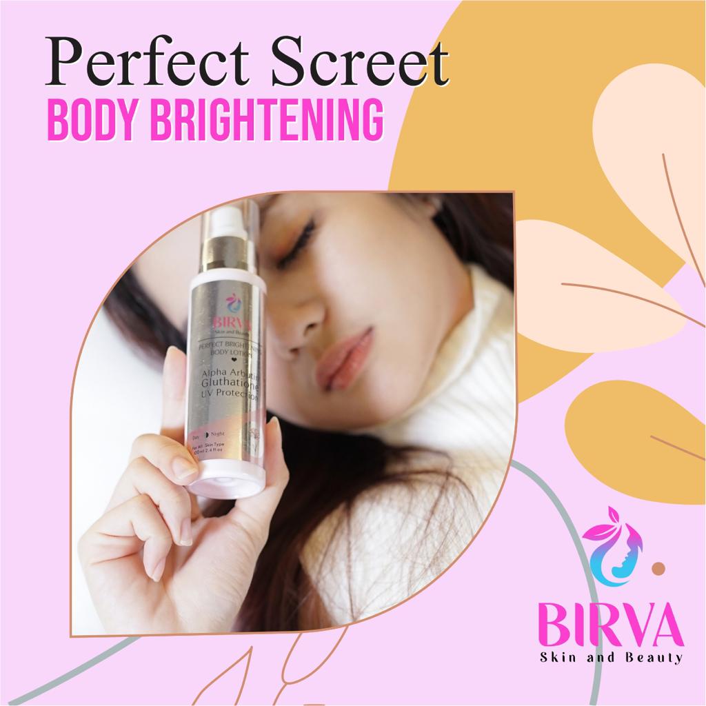 Promo Paket Birva body lotion peeling gel pemutih badan brigtening whitening lotion