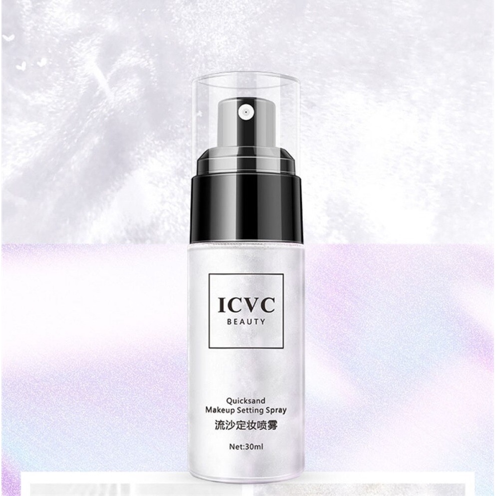 SHINE STAR - [ BISA COD ] ICVC QUICKSAND MAKEUP SETTING SPRAY FIX &amp; MATTE MAKE UP TAHAN LAMA DAN TAHAN AIR