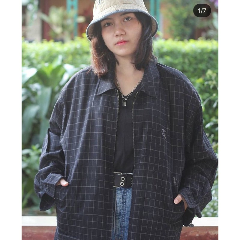 JAKET COUNTESS MARA TARTAN BLACK