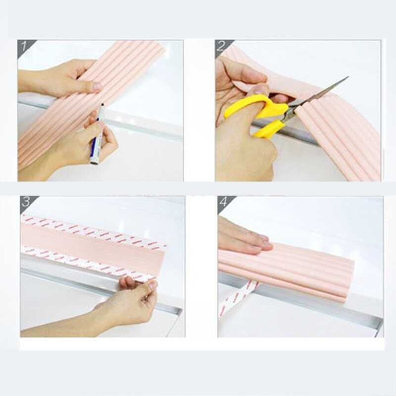 Lovyno Bumper Pinggiran Meja Table Edge Corner W Shape 80mm - L-8104