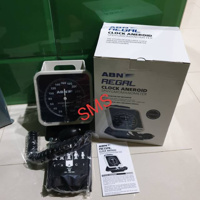 ABN Regal Clock Aneroid Sphymonometer /Tensimeter Desk Model ABN