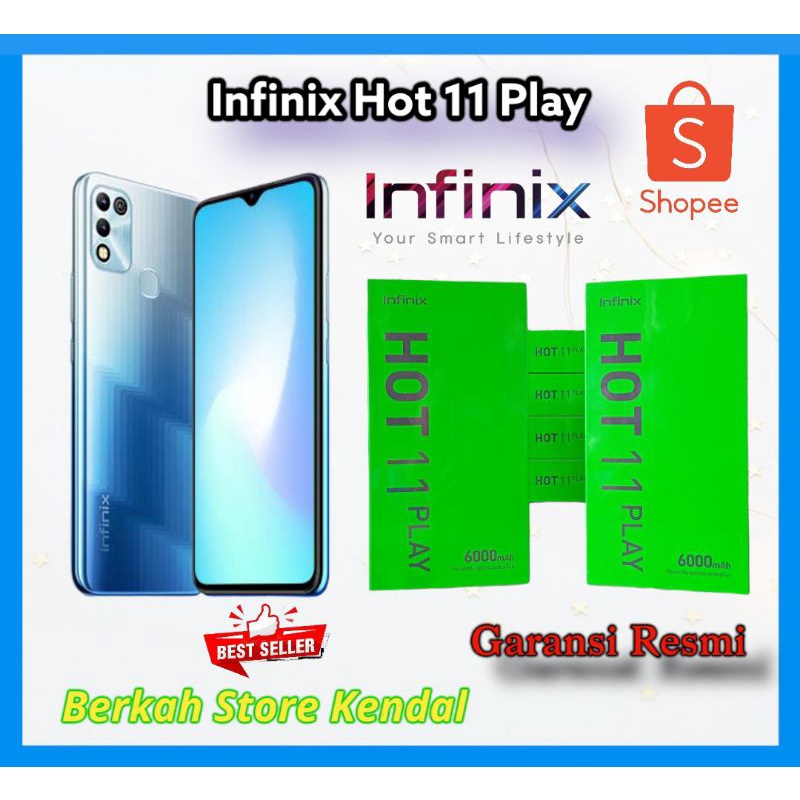 Infinix HOT 11 Play 3/32GB Garansi Resmi