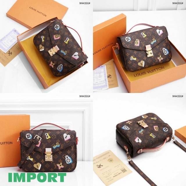 LOUIS VUITTON LV METIS MONOGRAM LOVELOCK PLATINUM POCHETTE WITH BOX M44366-TAS WANITA-TAS IMPORT