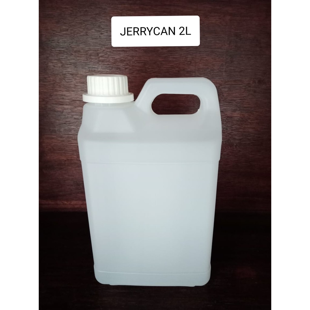 READY JERIGEN 2 LITER, HDPE FOODGRADE, NATURAL, BARU (Jerrycan / Jeriken)