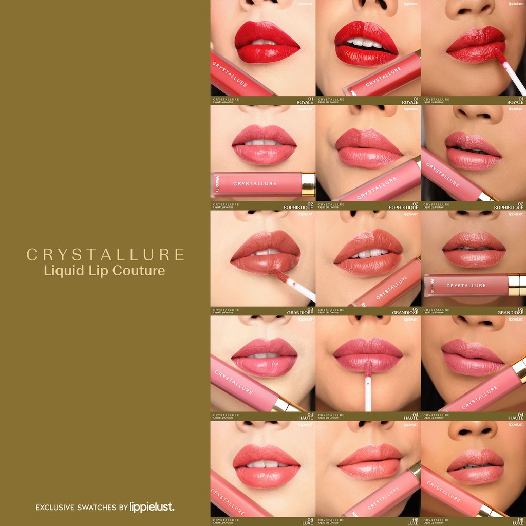 WARDAH Crystallure Precious Liquid Lip Couture Glossy Lip Cream