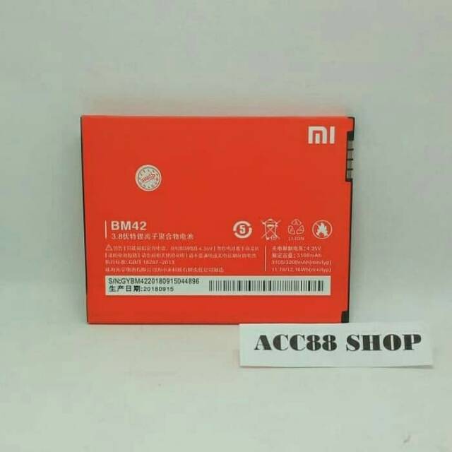 Baterai Batre Battery Original Xiaomi Redmi Note/ BM42