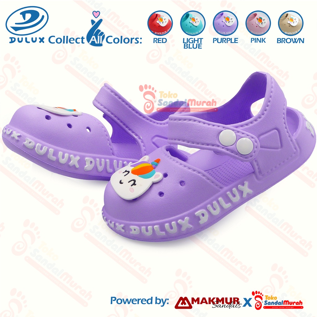 Toko Sandal Murah - Sandal Sepatu Anak Perempuan Karakter Unicorn / Sandal Sepatu Ballet Anak Perempuan Tali Belakang / Sandal Sepatu Anak Lucu Warna - Warni [Tk sandal Murah 10 M 376]