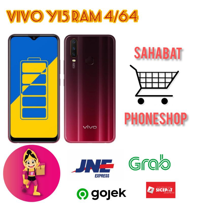 VIVO Y15 RAM 4/64 GARANSI RESMI VIVO