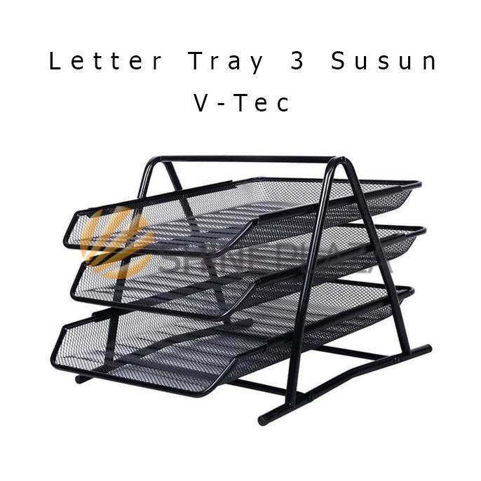 

[[COD]] Rak Kertas - Document Tray 3 Susun V-Tec STOK TERBATAS Kode 990