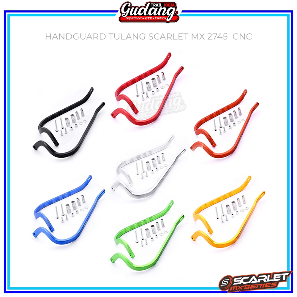 Handguard Tulang Pelindung Tangan SCARLET 2745 CNC PROTAPER ACERBIS Universal