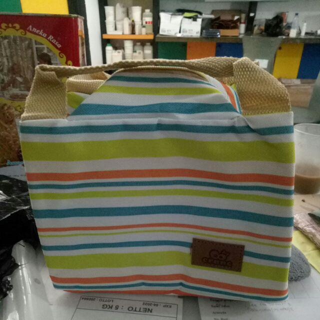 Lunch Bag / Cooler Bag Motif Salur / Tas Bekal Makan