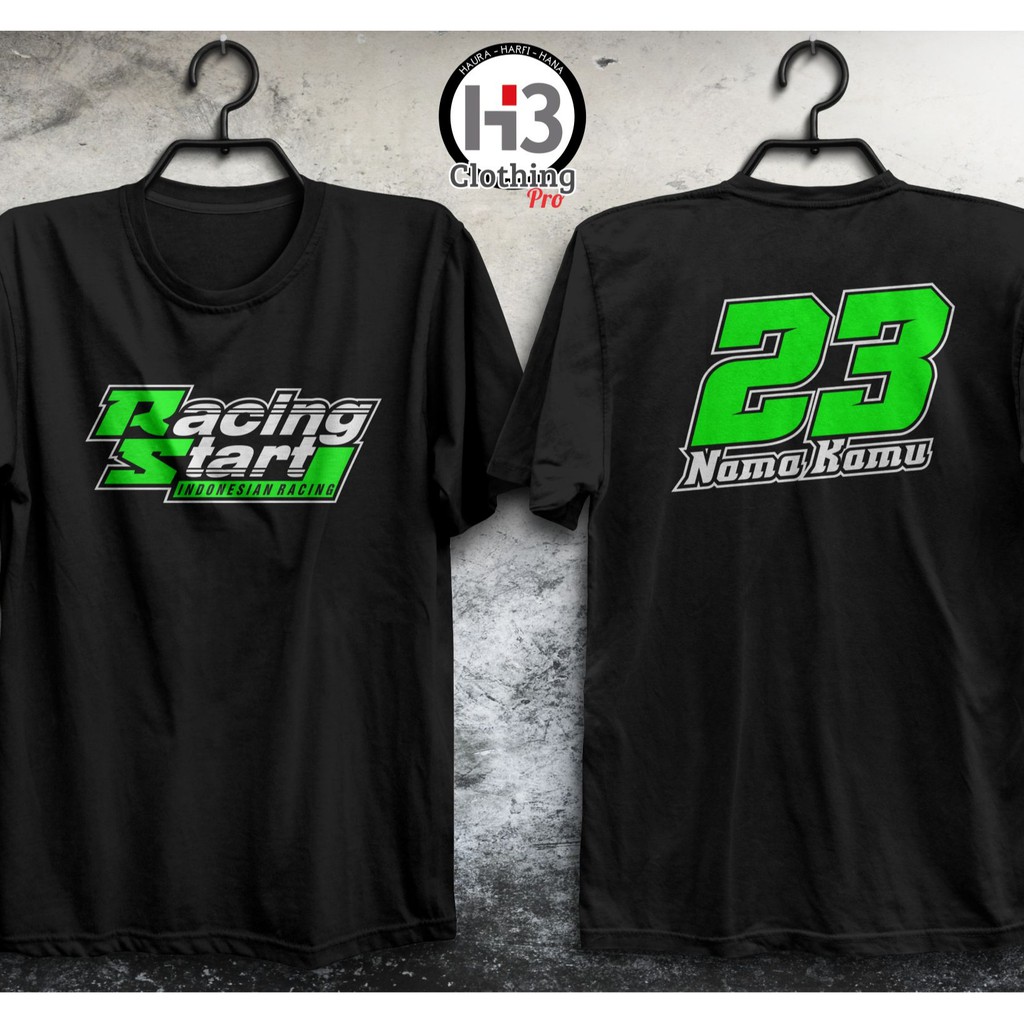 Kaos Racing Start Custom Shopee Indonesia