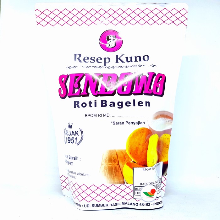 

SENDOWO ROTI BAGELEN 200gr | KUE KERING ASLI KHAS MALANG RESEP KUNO