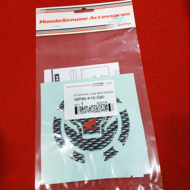 Fuel Lid Pad (Cover Fuel Pad) Original Motor Honda CBR 150R &amp; A