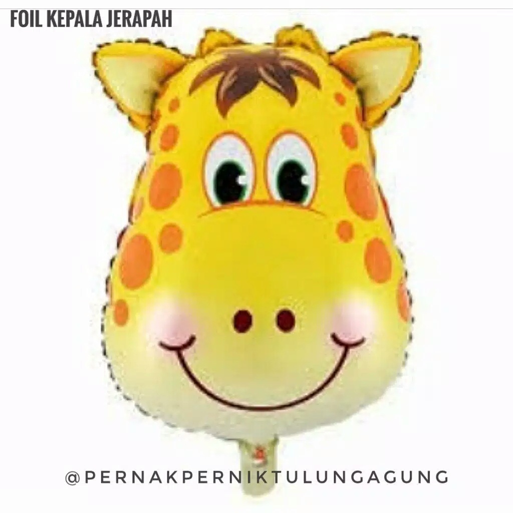 Balon Gas / Balon Foil Hewan - Animal Foil Baloon Aneka Hewan Kartun dan Bebek