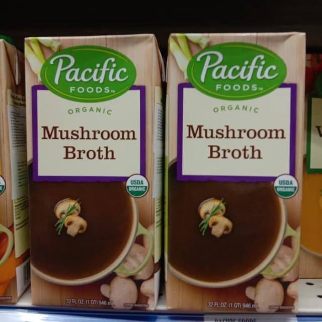 

Pacific foods organic mushroom broth 946 ml